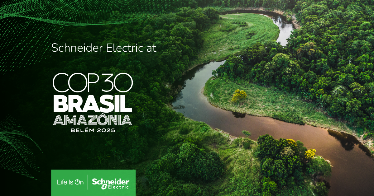 Schneider Electric acelera descarbonização industrial na COP30