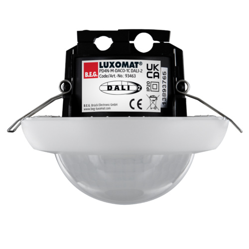 BEG 93463 PD4N-M-DACO-1C DALI-2 Detetor de presença 24m Branco DALI 1C