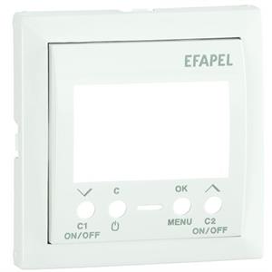 CENTRO P/INTERRUPTOR HOR DIG 2 CIRC BRANCO
