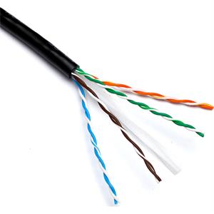 Excel Cat6 Cable U/UTP PE Ext Fca 305 m Bx Black
