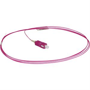 EXCEL OM4 1M SC PIGTAIL 50/125 SET OF 12 VIOLET
