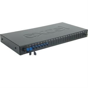 EXCEL 24 WAY SM F/PANEL-8 LC DX 16F BU