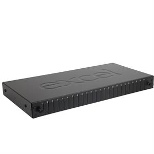 EXCEL 24 WAY SCDX/LCQD FIBRE PANEL-EMPTY