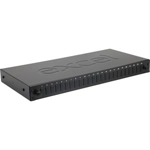 EXCEL 24 WAY SC SX/LC DX FIBRE PANEL-EMPTY