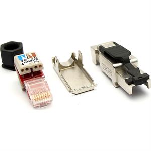EXCEL CAT6a FTP T/LESS FIELD INSTALL RJ45 PLUG PK6