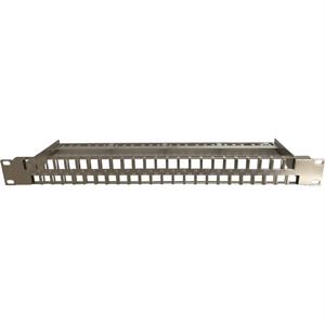 Excel Unloaded 48 Port K/S P/Panel Frame 1U Chrome