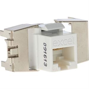 EXL C6A LOW PROFILE UNSCRD K/S JACK T/LESS-WT PK24