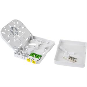 ENBEAM FTTH OUTLET LOADED 2XSC/APC SPX ADAPTORS