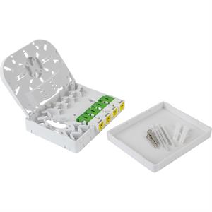 ENBEAM FTTH OUTLET LOADED 4xSC/APC SPX ADAPTORS