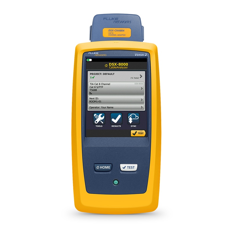 CableAnalyzer com Wi-Fi de 2 GHz CAT 8 DSX-8000