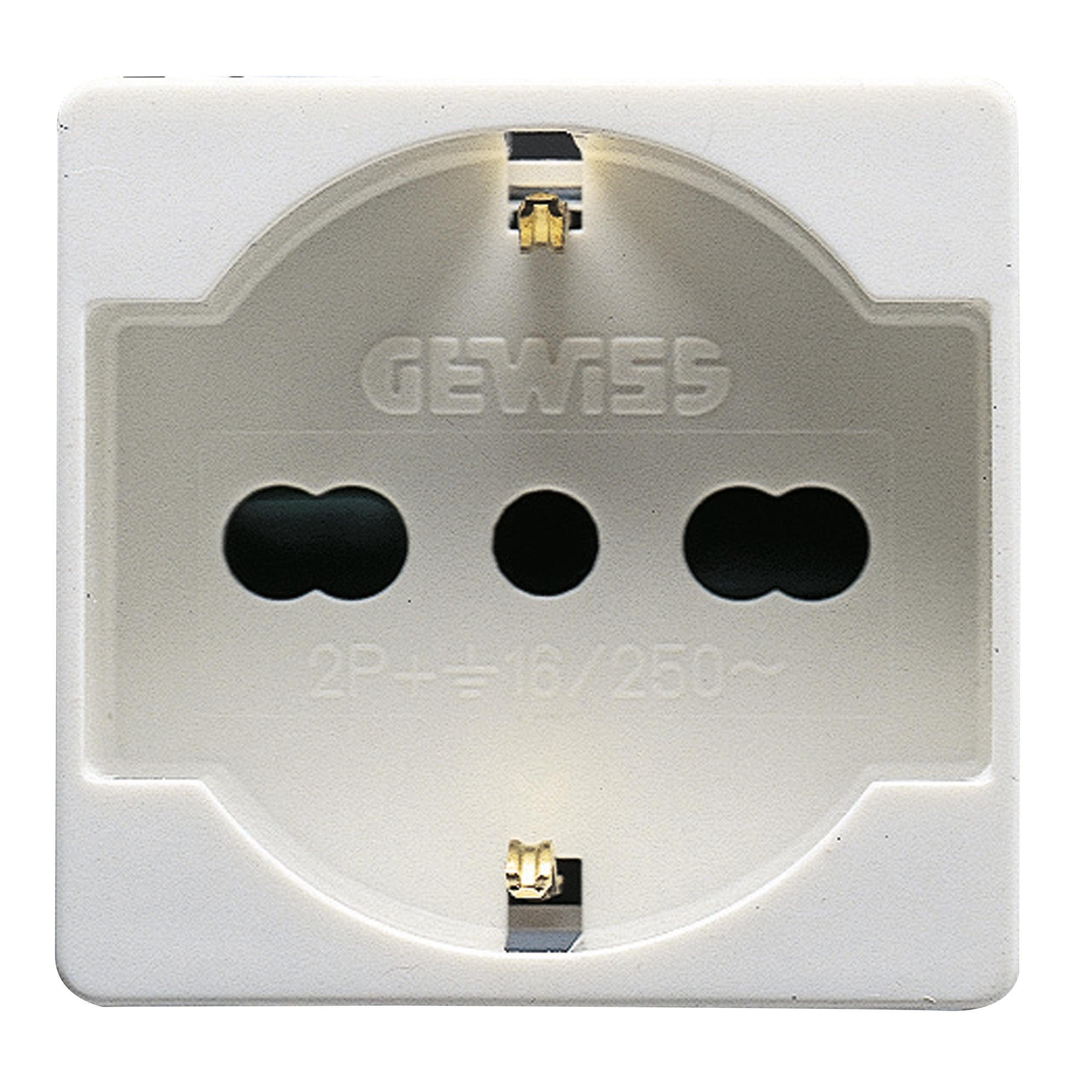 GW20246 BASE 2P+T 16A BIV ST
