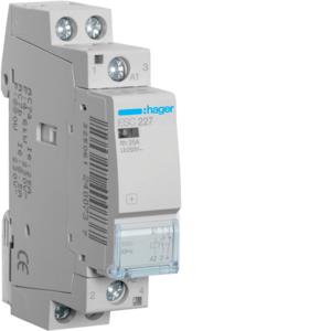 ESC227 CONTACTOR 25A, 1NA+1NF