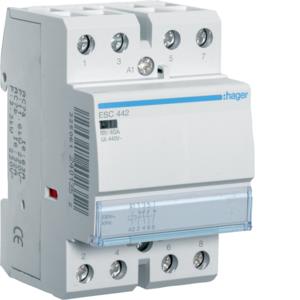 ESC442 CONTACTOR 40A, 2NA+2NF,