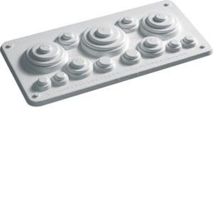 FZ425 PLACA PASSA-CABOS P/TUBO