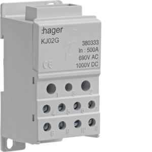 KJ02G REPARTIDOR 1P 500A P/BAR