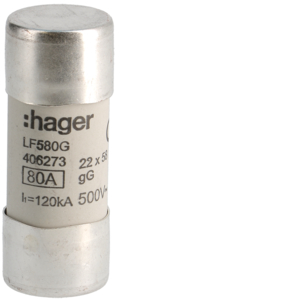LF580G FUSÍVEL 22X58 GG 80A 50