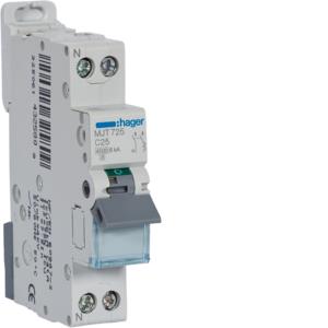 MJT725 DISJ 1P+N 25A C4,5KA1M