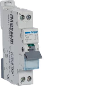 MJT740 DISJ 1P+N 40A C 4,5KA1M