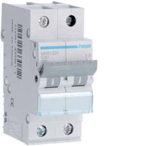 MWN220 DISJ 2P 20A C 3KA 2M