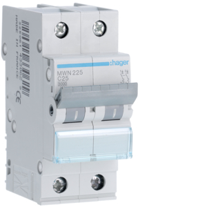 MWN225 DISJ 2P 25A C 3KA 2M