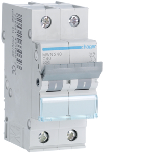 MWN240 DISJ 2P 40A C 3KA 2M