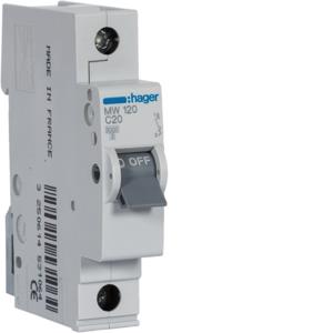 MW120 DISJ 1P 20A C 3KA 1M