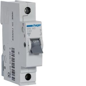 MW140 DISJ 1P 40A C 3KA 1M