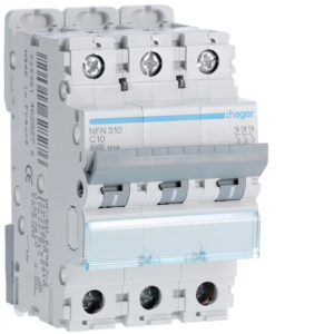NFN310 DISJ 3P 6/10KA C 10A 3M