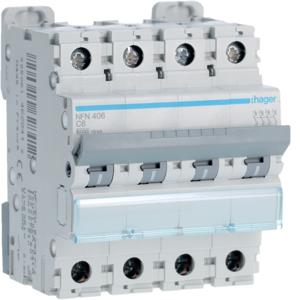 NFN406 DISJUNTOR 4P 6A C 6/10K