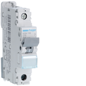 NGN116 DISJUNTOR 1P 16A D 6/10