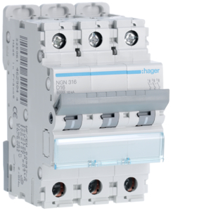 NGN316 DISJUNTOR 3P 16A D 6/10