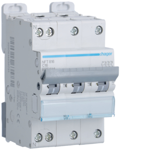 NFT816 DISJUNTOR 3P+N 16A C 6/