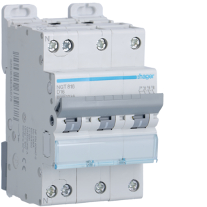 NGT816 DISJUNTOR 3P+N 16A D 6/