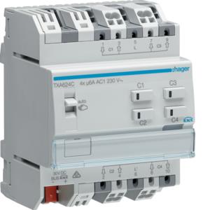 TXA624C ACT EST 4 CANAIS KNX
