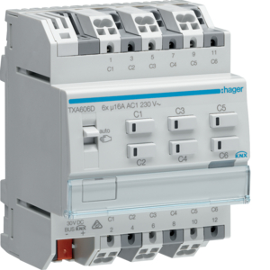 TXA606D ACTUADOR 6 CANAIS 16A