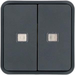 TECLA 2X CUBYKO KNX C/SINAL CZ