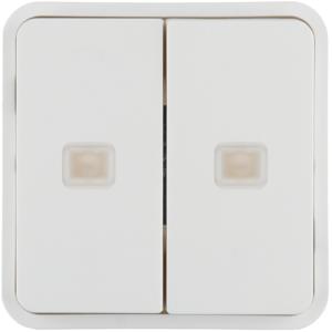 TECLA 2X CUBYKO KNX C/SINAL BR