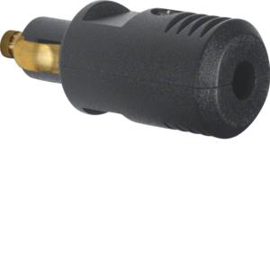 4637 FICHA 12V, PRETO MATE