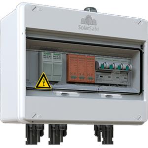 Quadro de proteção combinada para instalações solares fotovoltaicas DC com interruptor DC SL7-PV (2 Strings)