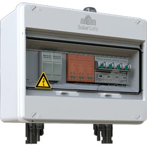 Quadro de proteção combinada para instalações solares fotovoltaicas DC com interruptor DC SL7-PV (1 string)