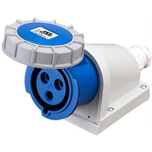 Tomada de parede Industrial IP67 para cabos de 10 - 14 mm2 / 16 Ampere - Monofásica