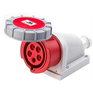 Tomada de parede Industrial IP67 para cabos de 10 - 14 mm2 / 16 Ampere - Trifásica
