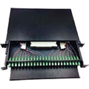 Painel de fibra óptica 1U. 24 fibras para SC/APC (não inclui adaptadores AC/APC) - GPX-4820-24
