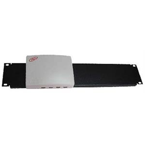 Painel fibra óptica 2U c/2 boxes para 4 saídas fibra. Inclui adaptador SC/APC - GPX-4820-4