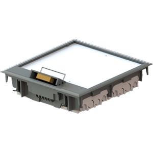 Caixa de chão para aparelhagem tipo 45x45 e 45x90 - 8 mod’s sem chapa de aço galvanizada