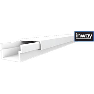 Calha INWAY com tampa - Calha 12x07 para cabos
