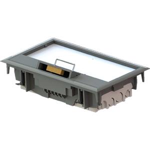 Caixa de chão para aparelhagem tipo 45x45 e 45x90 - 4 mod’s sem chapa de aço galvanizada