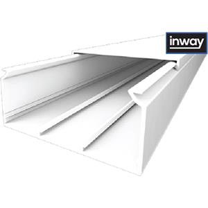 Calha INWAY com tampa - Calha 100x40 para cabos