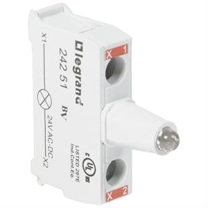 024251 BLOC LUM LED VERM 24V P/CX