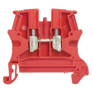 037130 BORNE 1LIG 2,5MM2/P5 VERMELHO